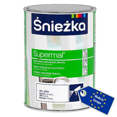 SNIEZKA SUPERMAL EMAIL PE BAZA DE ULEI FTALIC (СНЕЖКА СУПЕРМАЛЬ МАСЛЯНО-ФТАЛИЕВАЯ ЭМАЛЬ)
