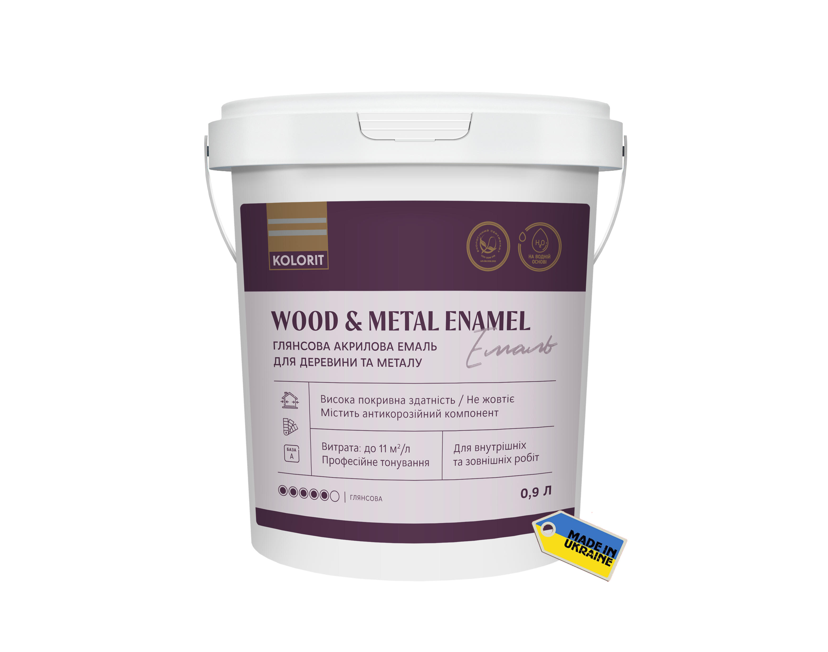KOLORIT WOOD & METAL ENAMEL (КОЛОРИТ ВУД И МЕТАЛ ЭМАЛЬ)