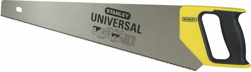 НОЖОВКА УНИВЕРСАЛЬНАЯ С ЗАКАЛЕННЫМИ ЗУБАМИ  STANLEY  