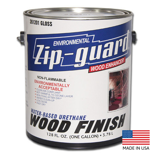 ZIP-GUARD WATER-BASED URETHANE WOOD FINISH 