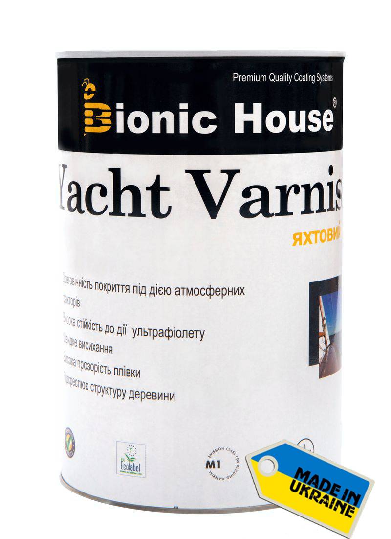 BIONIC HOUSE YACHT VARNISH (БИОНИК ХАУЗ ЯХТ ВАРНИШ) 1л