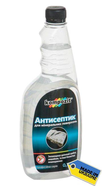 KOMPOZIT АНТИСЕПТИК ДЛЯ МИНЕРАЛЬНЫХ ПОВЕРХНОСТЕЙ 0.75л