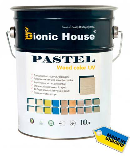 BIONIC HOUSE PASTEL WOOD COLOR (БИОНИК ХАУС ПАСТЕЛЬ ВУД КОЛОР) 10л