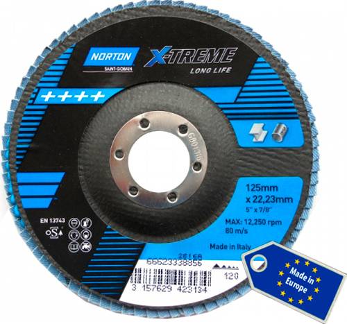 ДИСК ЛЕПЕСТКОВЫЙ ШЛИФОВАЛЬНЫЙ NORTON VULCAN X-TREME 