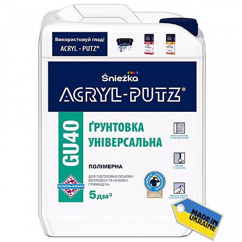 SNIEZKA ACRYL-PUTZ GU40 (СНЕЖКА АКРИЛ-ПУТЗ ГУ40)