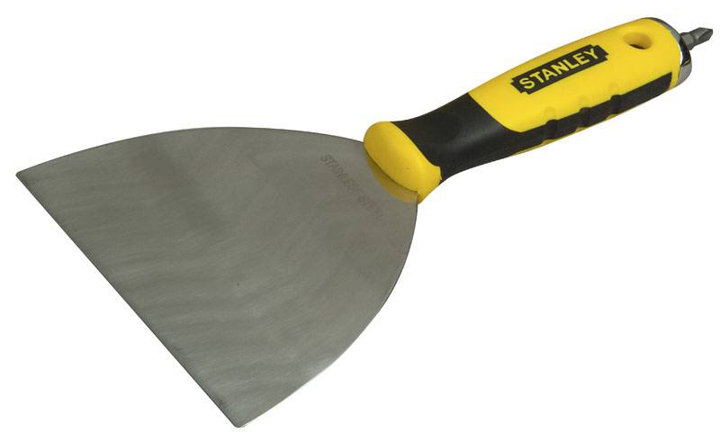 ШПАТЕЛЬ JOINT KNIFE С ВСТАВКОЙ В РУКОЯТКЕ STANLEY