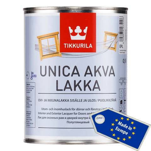 TIKKURILA UNICA AKVA LAKKA (ТИККУРИЛА УНИКА АКВА ЛАККА)