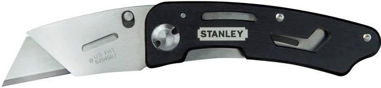 НОЖ "UTILITY"  СКЛАДНОЙ С ФИКСИРОВАННЫМ ТРАПЕЦИЕВИДНЫМ ЛЕЗВИЕМ  STANLEY 