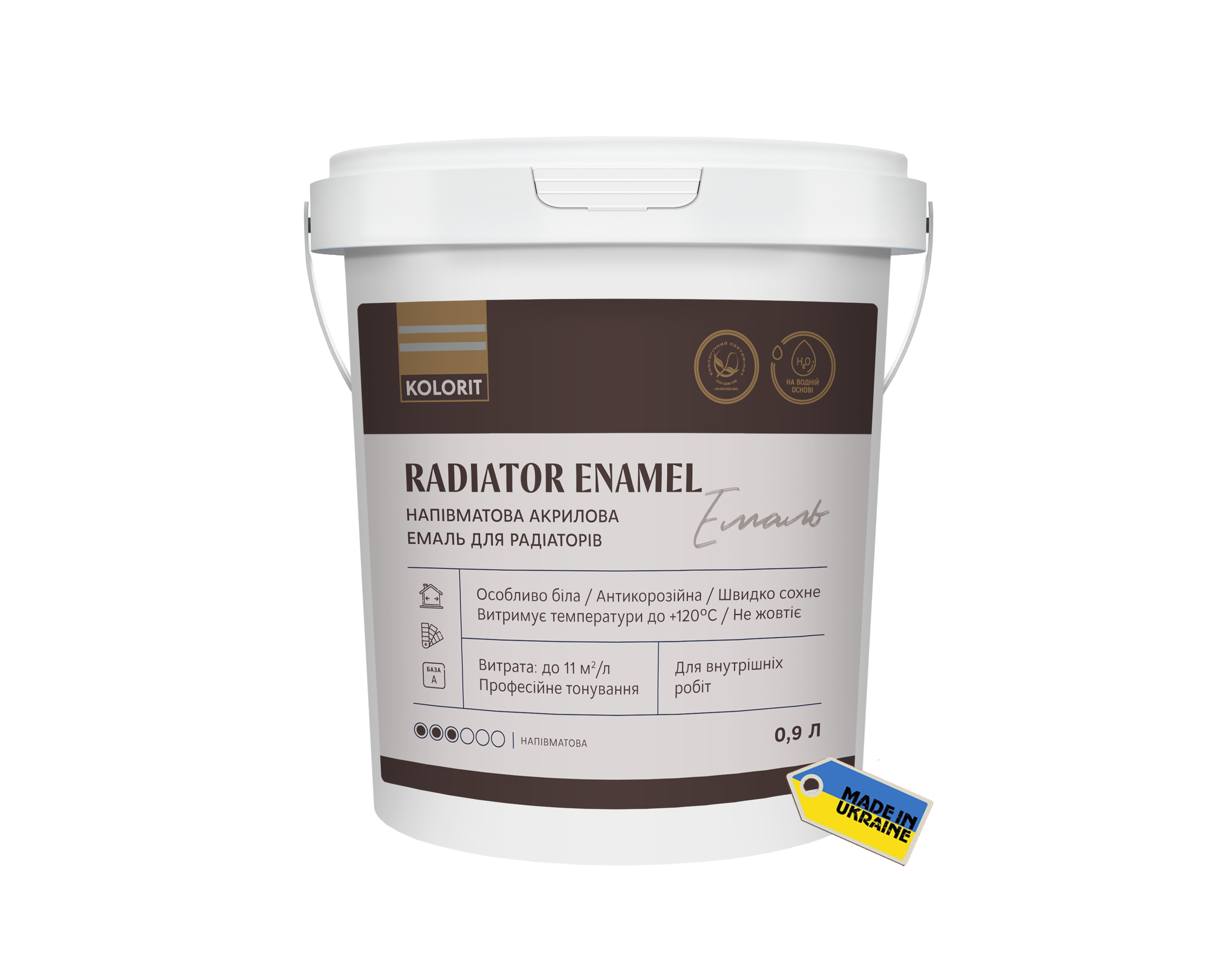 KOLORIT RADIATOR ENAMEL (КОЛОРИТ РАДИАТОР ЭМАЛЬ)       