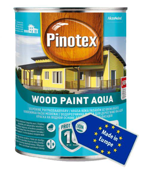 PINOTEX WOOD PAINT AQUA (ПИНОТЕКС ВУД ПЕЙНТ АКВА) 1л