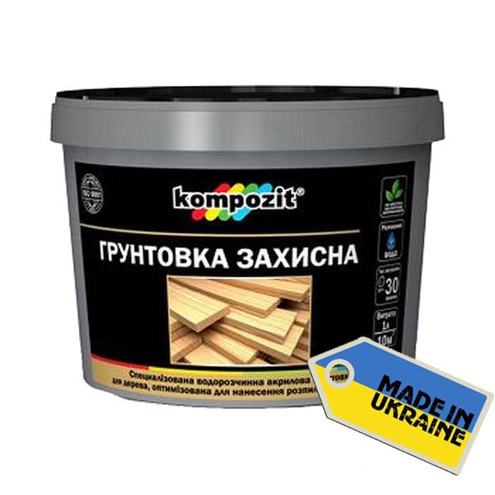 KOMPOZIT ГРУНТОВКА ДЛЯ ДЕРЕВА