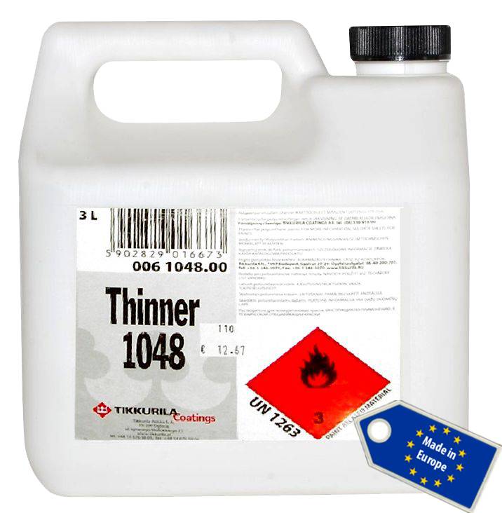 TIKKURILA THINNER 1048 (ТИККУРИЛА РАЗБАВИТЕЛЬ 1048) 3л