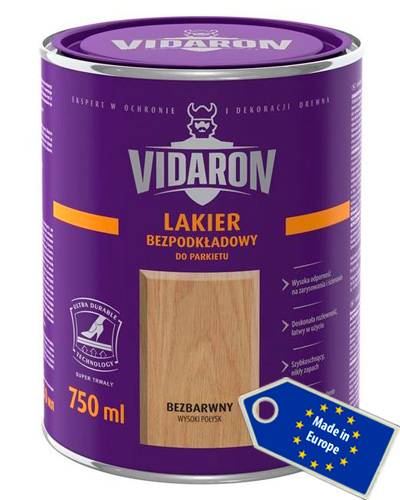 VIDARON LAKIER BEZPODKLADOWY (ВИДАРОН ЛАК БЕЗ ГРУНТОВКИ)