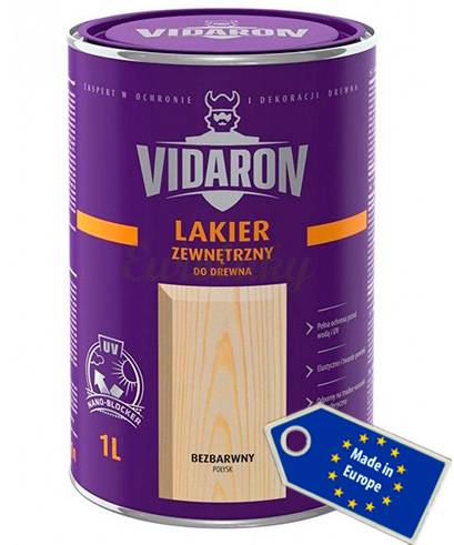 VIDARON LAKIER ZEWNETRZNY (ВИДАРОН ЛАК НАРУЖНЫЙ)