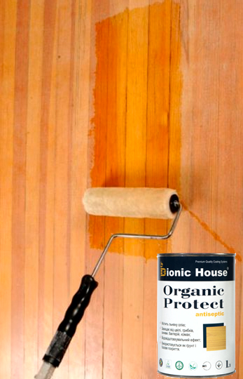 BIONIC HOUSE ORGANIC PROTECT (Бионик Хаус Органик Протект) - состав для антисептического грунтования древесины