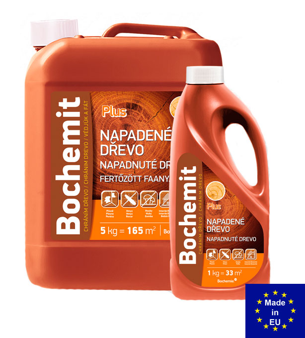 Bochemit Plus - средство для борьбы с шашелем, жуками-древоточцами, который уже завелся. Купить в Киеве, лучшая цена в Украине 