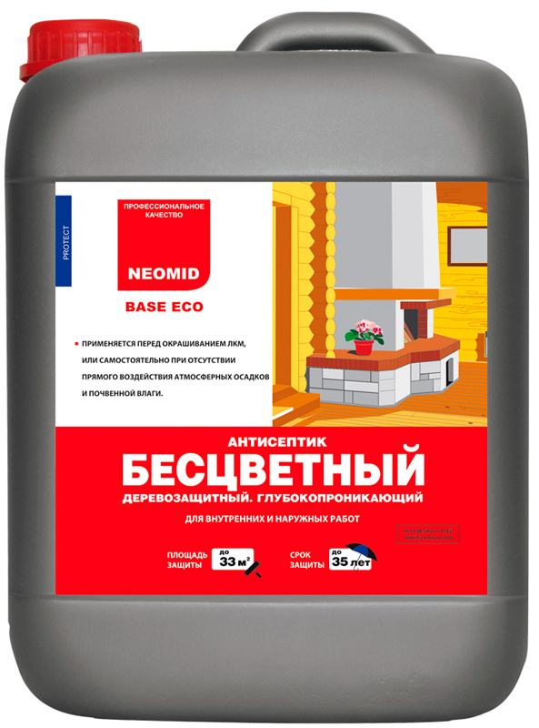 Neomid Base Eco - глубокопроникающий консервирующий антисептик для древесины, купить в Киеве, лучшая цена в Украине