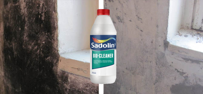 Как удалить плесень и грибок SADOLIN BIO-CLEANER