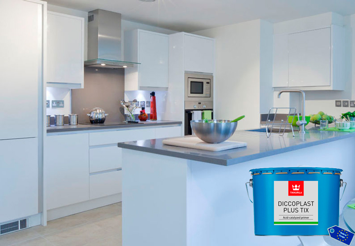 TIKKURILA DICCOPLAST PLUS TIX тиксотропная грунтовочная краска для деревянных поверхностей