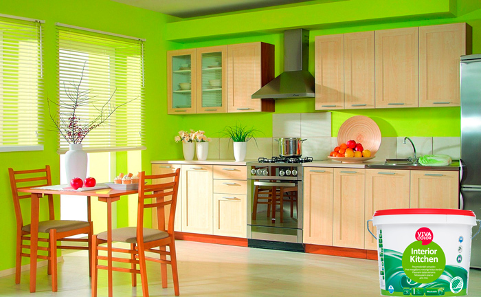 Моящаяся краска для кухни Vivacolor Interior Kitchen