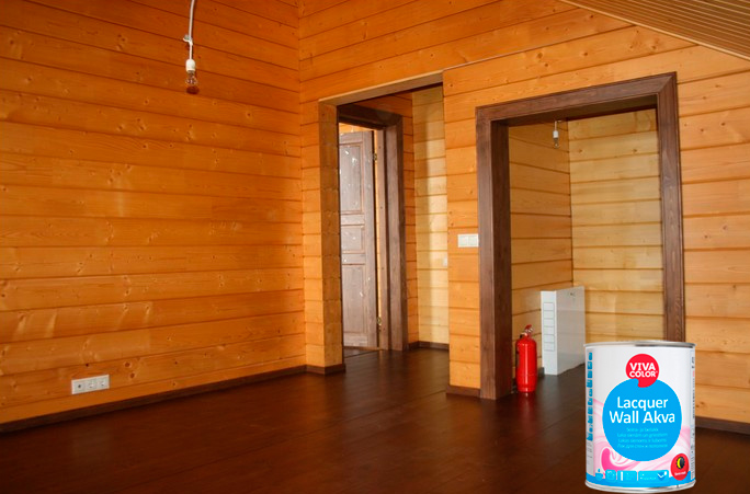 Лак для деревянных стен и потолка VIVACOLOR LACQUER WALL AQUA